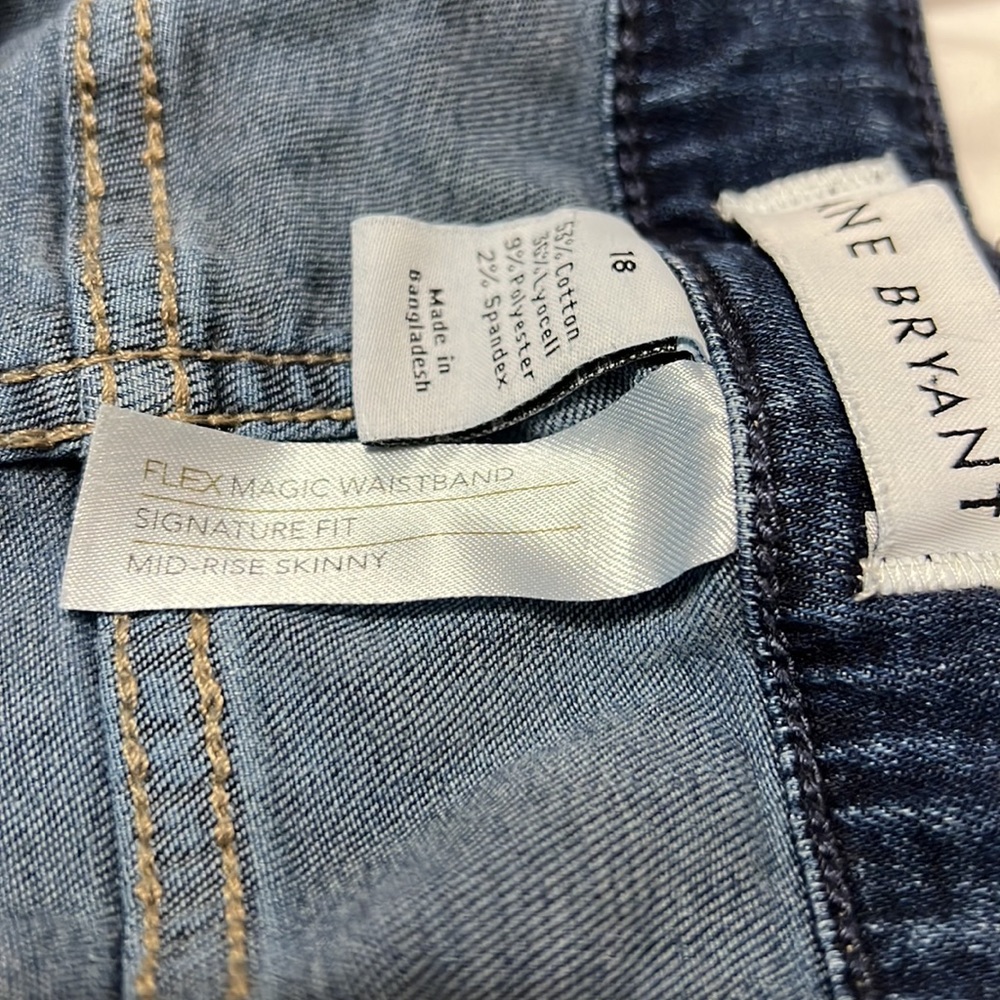 Lane Bryant mid-rise skinny jeans. - Picture 5 of 5